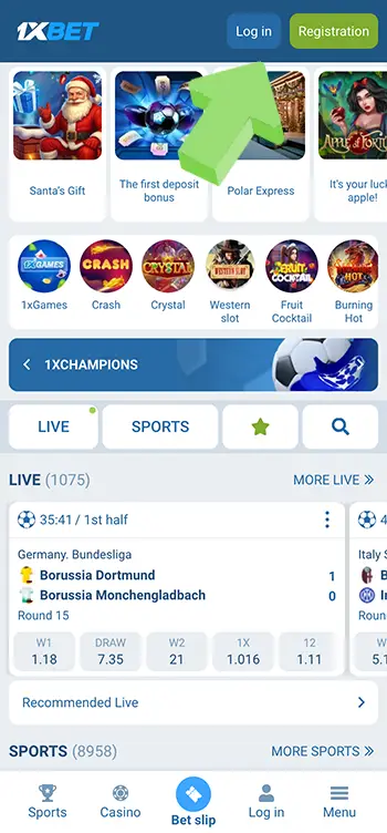 01 Log in to your account