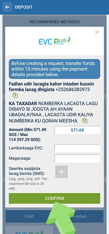 05 Confirm your payment