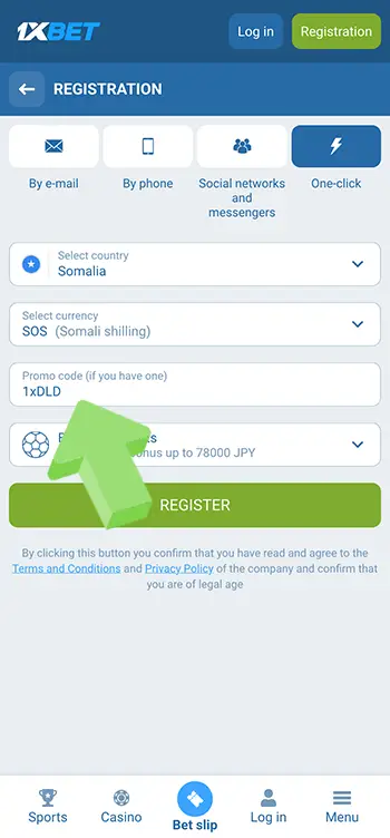 06 Enter a promo code to unlock a bigger bonus