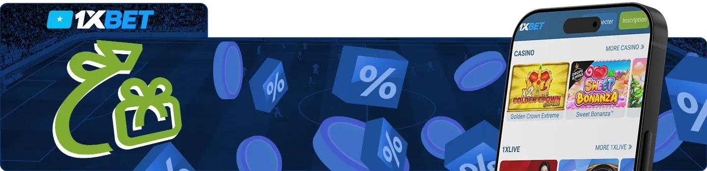 1xBet mobile welcome bonus